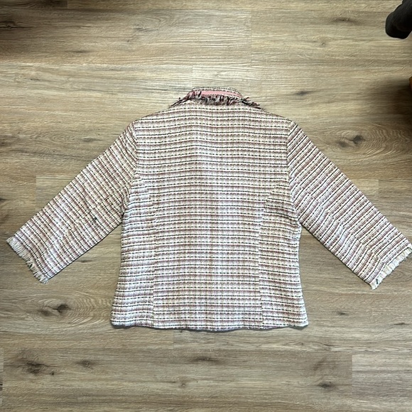 ROBERT LOUIS Pink Fringed Blazer - Picture 6 of 7